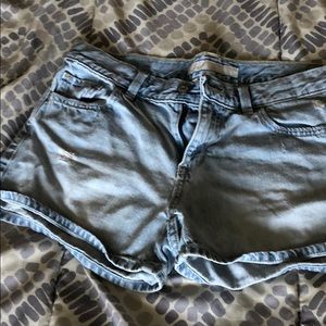 Distressed shorts